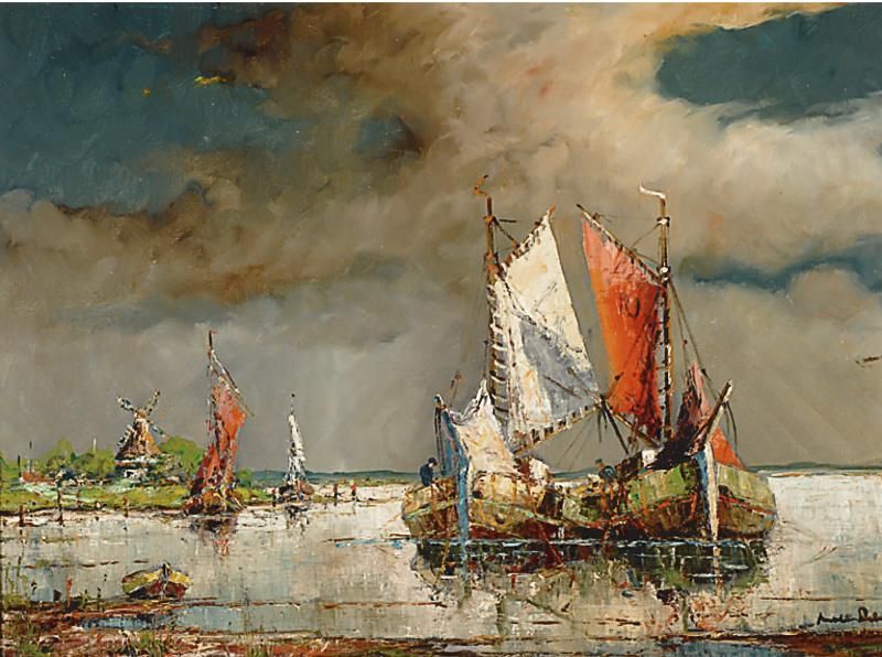Fischerboote an der Küste