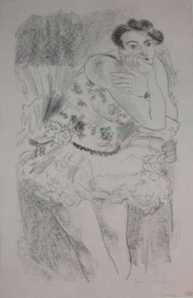 DANSEUSE DEBOUT ACCOUDEE
