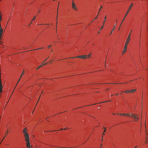 Rosso cadmio con linee