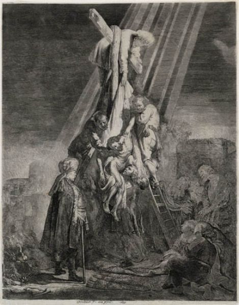 The Descent from the Cross: Second Plate.