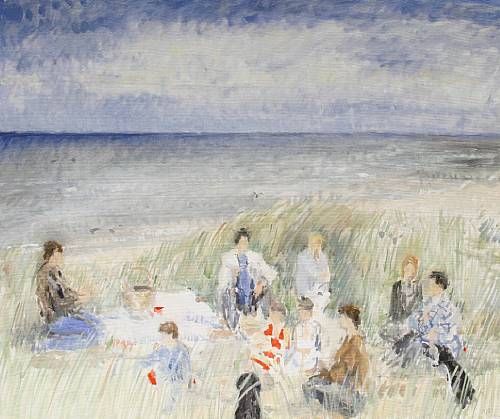 Picnic in the dunes, Norfolk