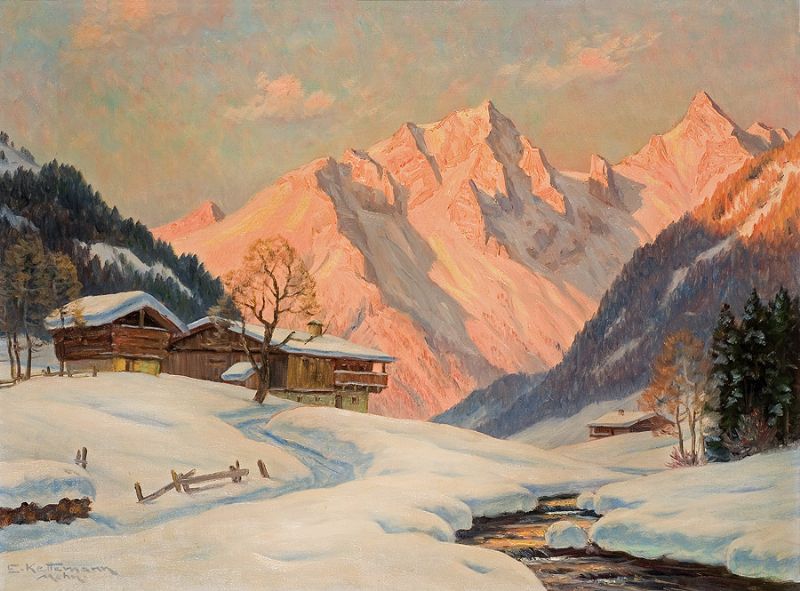 Winter in the Alps