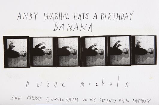 Andy Warhol Eats a Birthday Banana