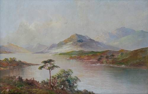 A highland loch landscape