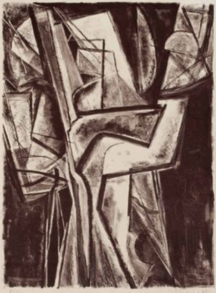 Kubistische Figur