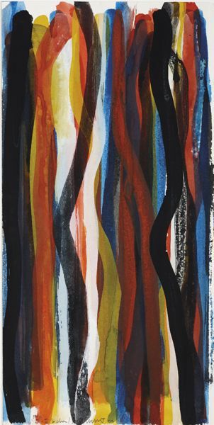 Vertical Brush Strokes