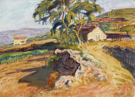Paysage à Sainte-Afrique