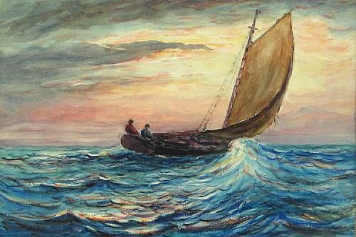 Sailing at sunrise