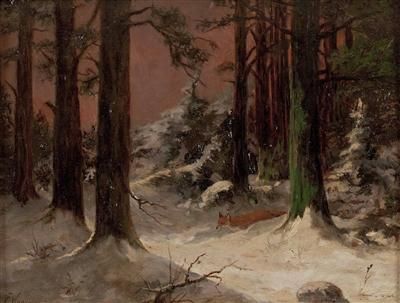 )"Fuchs im Winterwald"