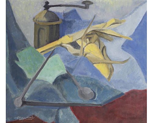 Still life with coffee grinder