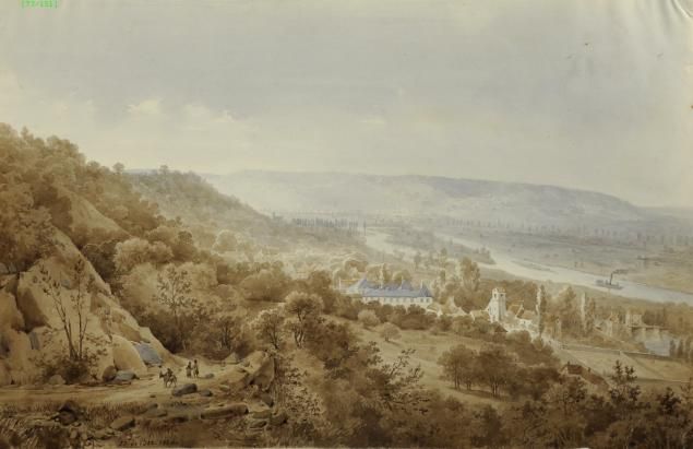 Vüe de Villennes, près Poissy