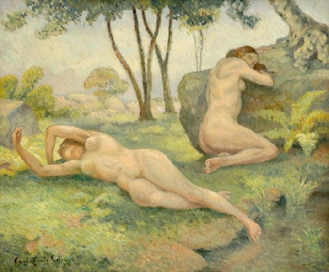 Nudes in landscape