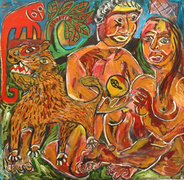 Lion and Chameleon