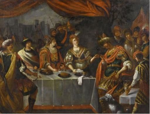 Cleopatra's banquet.