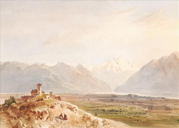 Landscape with castle