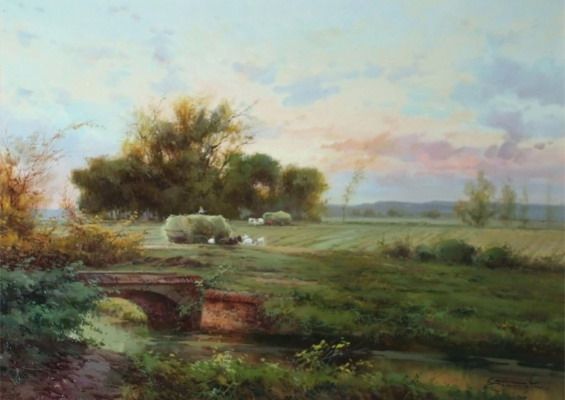 Paysage animé