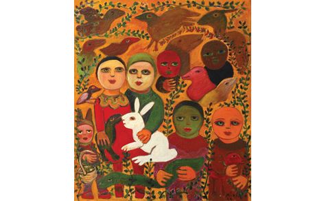 The White Rabbit and Family
