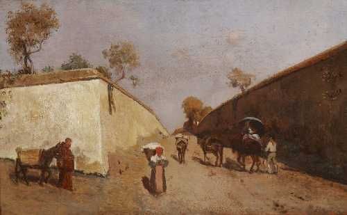 Südliche Straßenszene.