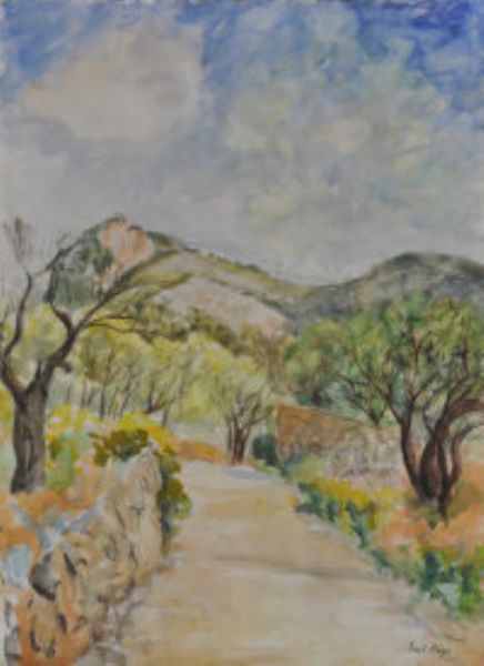 Landscape Study with Lane