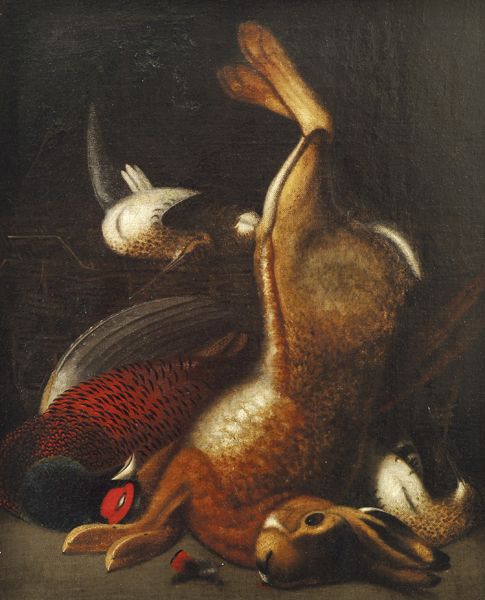 Hare, Pheasant and Two Snipe