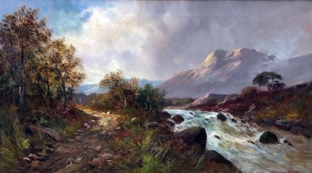 Mountain River Landscape
