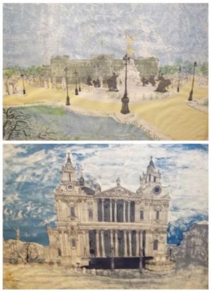 Buckingham Palace; and one other London Scene
