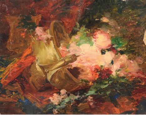 Fleurs dans une coupe