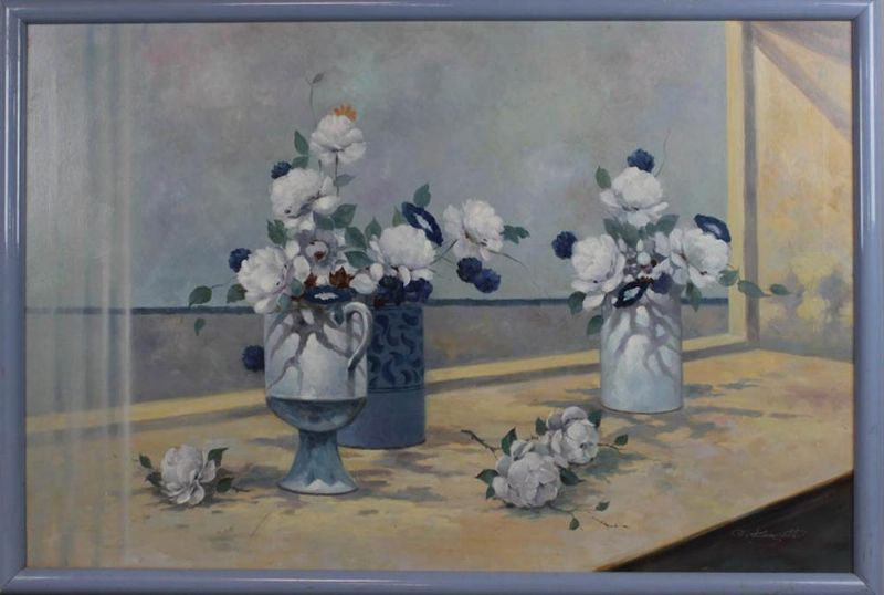 STILL LIFE - FLOWERS - WINDOWSILL