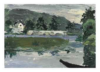 Paysage avec pont