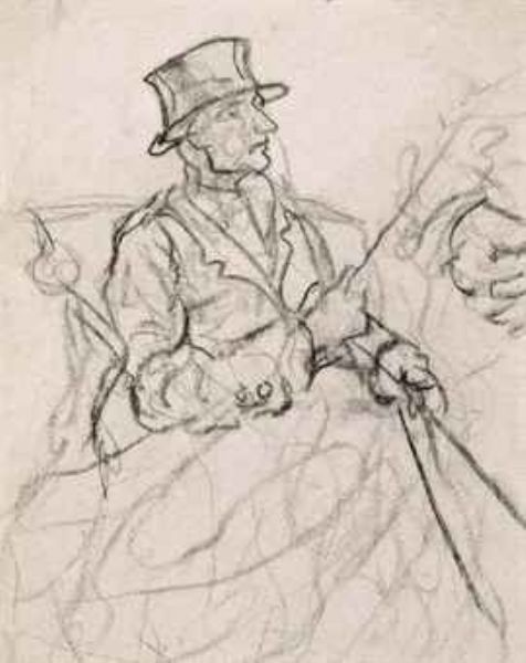 Study of a coachman