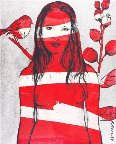 Nude with Bird