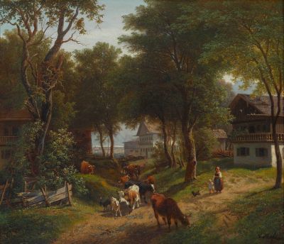 Auf der Dorfstraße
