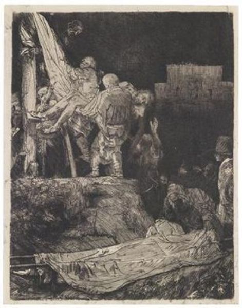 The Descent from the Cross by Torchlight