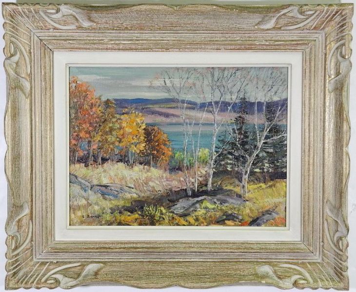 Fall Landscape with Lake