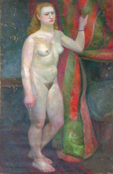 Nu aux cheveux blonds