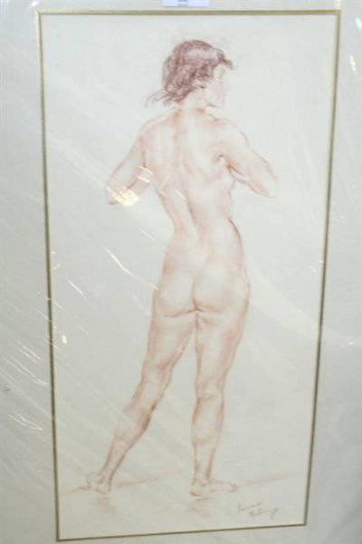 Standing nude