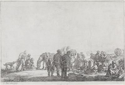 Fisher-folk at the beach