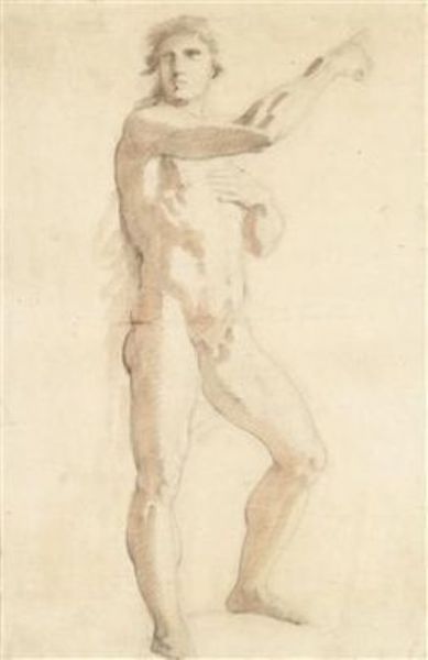 Standing male nude