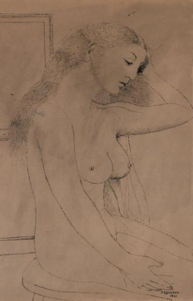 Femme assise