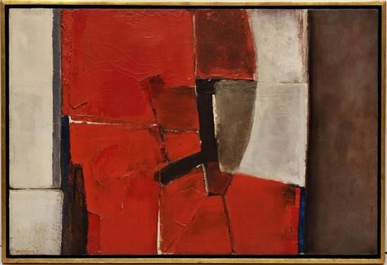 Elementos contra...(Abstracto en rojo)