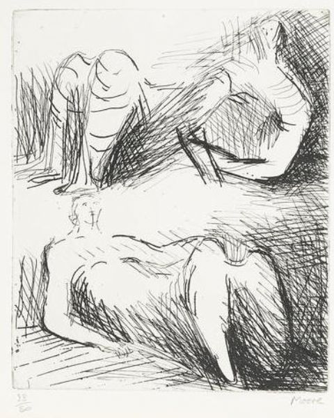 Two Reclining Figures (C. 205)