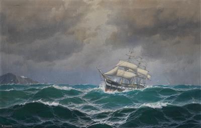 Barque on the High Seas