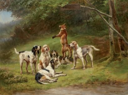 Scène de chasse