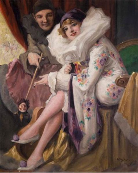 "Pierette und Harlekin"