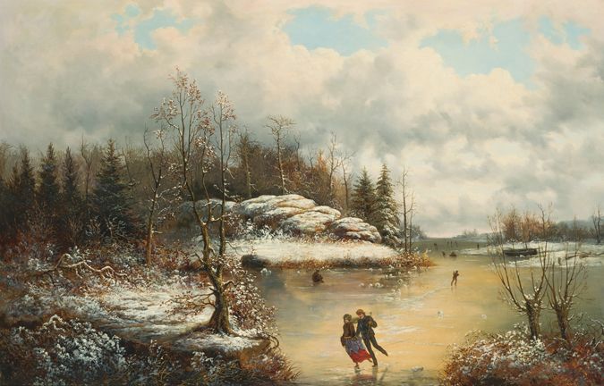 Skating in Winter