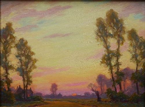 Landscape at unset