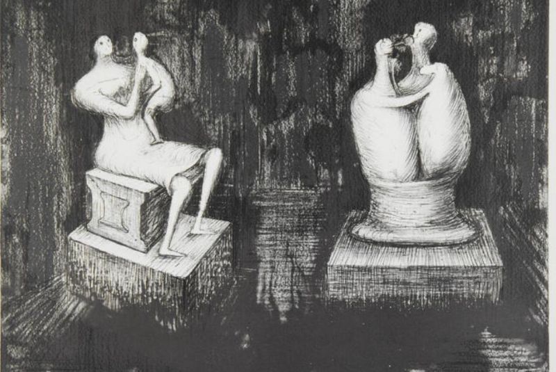 Sculptures, Dark Interior (Cramer 373)