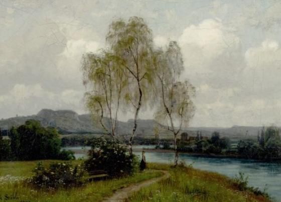 Landscape by the water