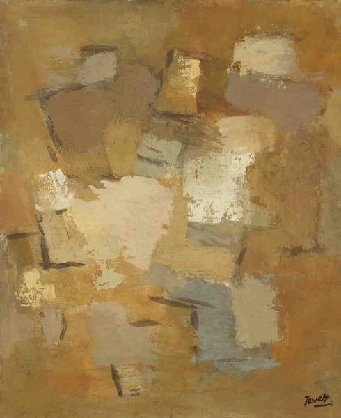 Composition beige.