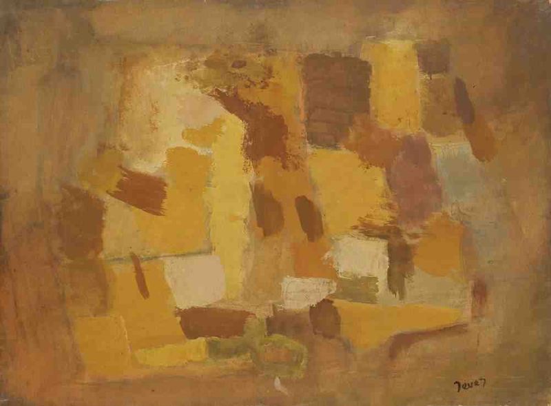 Composition ocre.